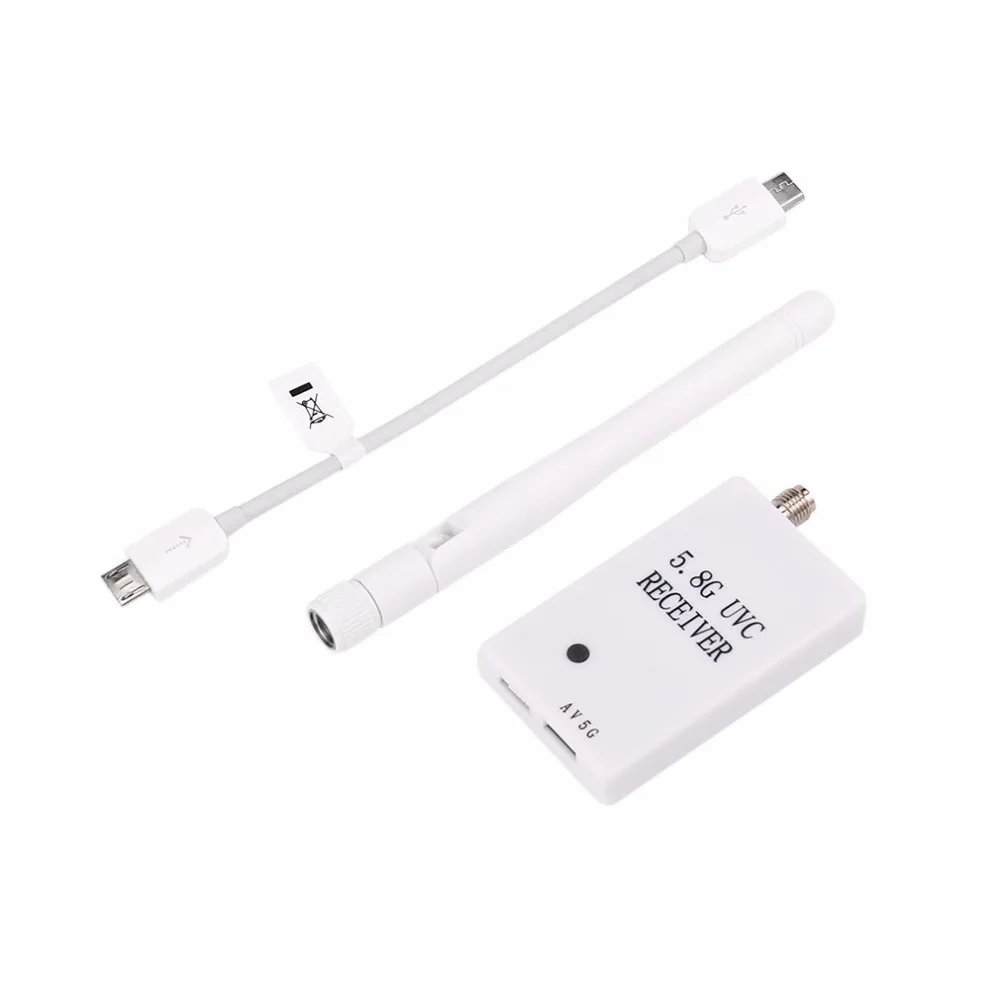 

Mini UVC OTG 5.8G 150CH Full Channel FPV Receiver For Android Mobile Phone Smartphone Tablet with Auto-scan Snowflake Function