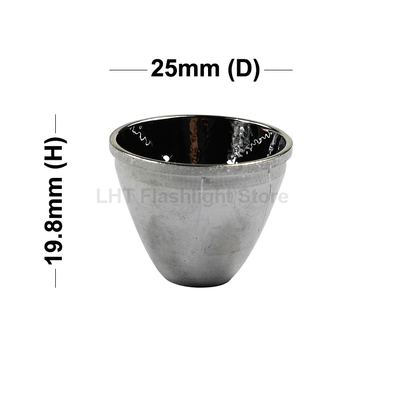 25 мм(D) x 19,8 мм(H) OP алюминиевый отражатель для CREE XM-L