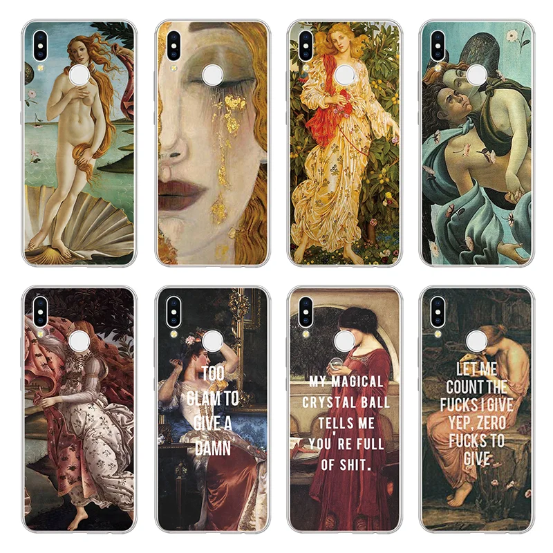 

Art Painting Coque For Huawei Y3 2017 Y7 Y5 Prime 2018 Y9 Y6 Pro Nexus 6p nova 3 3i 4 5 P Smart Z Plus 2019 Enjoy 9 7 Plus Case