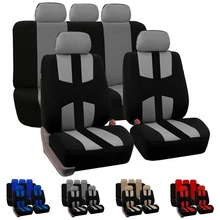 Dewtreetali Four Seasons 4pcs 9pcs Front Rear Car Seat Cover Universal Car Seat Protector font b