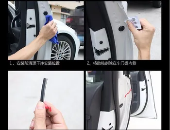 

10M HO car sticker Door protection rubber strip FOR Mitsubishi ASX/Outlander/Lancer Evolution/Pajero/Eclipse/Grandis