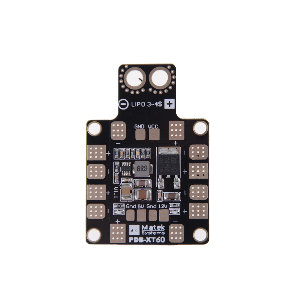 PDB XT60 W/ BEC 5V & 12V 2oz Медный для радиоуправляемого вертолета FPV квадрокоптера
