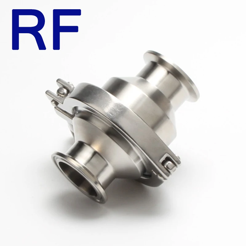 RF 1 5 &quot 2&quot 3A SS304 санитарный обратный клапан из нержавеющей стали тройной зажим
