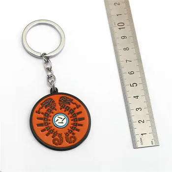 

12pcs/lot The Legend of Zelda Keychain Round Key Ring Holder Metal Pendant Breath Wild Keychain Men Jewelry Wholesale