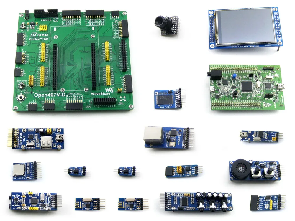 - Open407VD Package BSTM 32 BoardST Original STM32F4DISCOVERYSTM32F407GDISC1STM32F407VGT632TFT 320x240 Touch LCD15 ACC