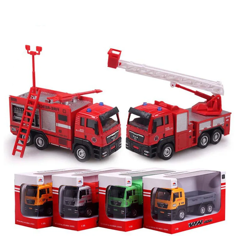 

1:55 Glide alloy models truck Model Car Children's car model Baby Toys excavator Alloy Metal Plastic Toy Cars for Children Toys