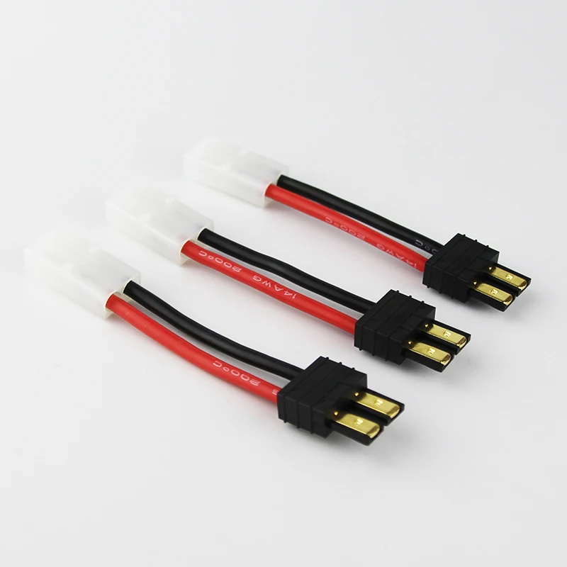 OliYin 3pcs Mâle TRX Traxxas à Femelle Deans Câble Adaptateur