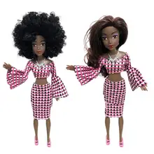Детские подвижные шарниры африканская кукла игрушка Черный ABS игрушки аксессуары кукла лучший подарок кукла для девочки кукла подходит для детей в возрасте от 3 до 6 лет