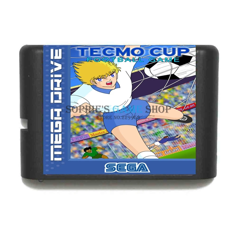 Tecmo Cup Футбол игра картридж новейший 16 бит Карта для Sega Mega Drive / Genesis системы|16 bit game