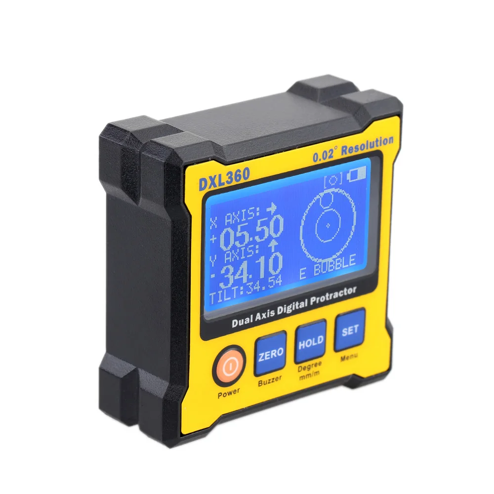

Dual Axis Digital Angle Protractor 50-60Hz DXL 360 with 5 Side Magnetic Base Digital Display Measurement Analysis Instruments