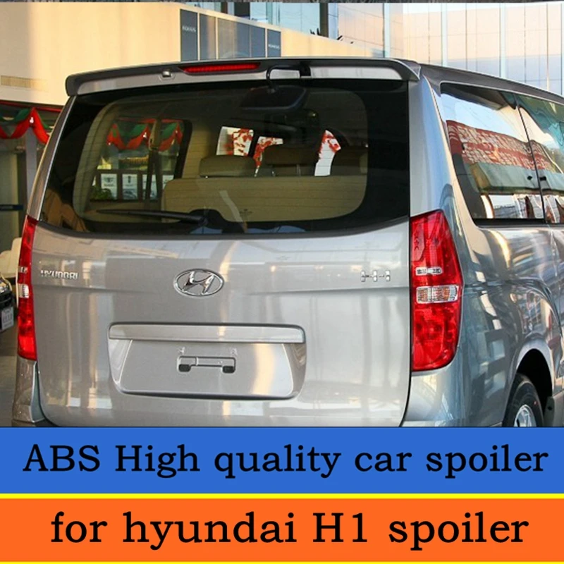 Для hyundai H1 starex спойлер H1 starex Спойлер ABS Материал заднее крыло автомобиля unpaint цвет для hyundai H1 starex