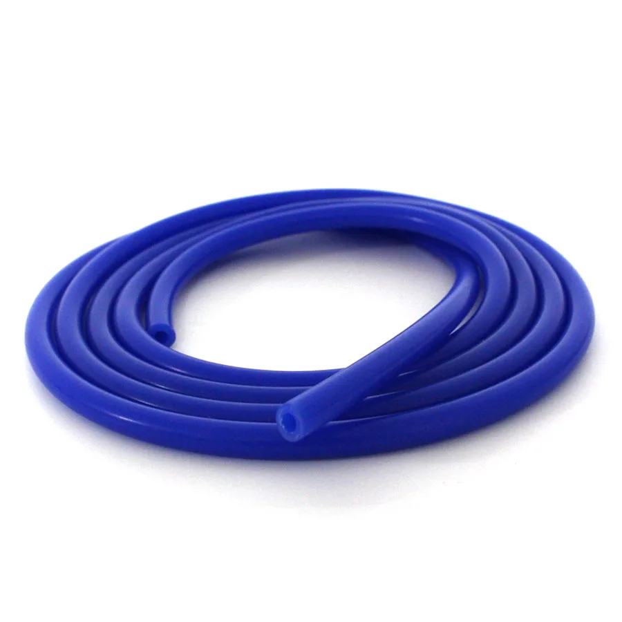 RACING- Universal SAM Style 1M Super Vacuum Silicone Hose - ID: 3mm 4mm 6mm 8mm 10mm Blue ,100% Silicone material