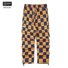 MITEKSAN бренд хип хоп карго стритвеат для мужчин s легкие летние брюки ретро брюки мужские брюки в стиле Харадзюку джоггеры боковой карман