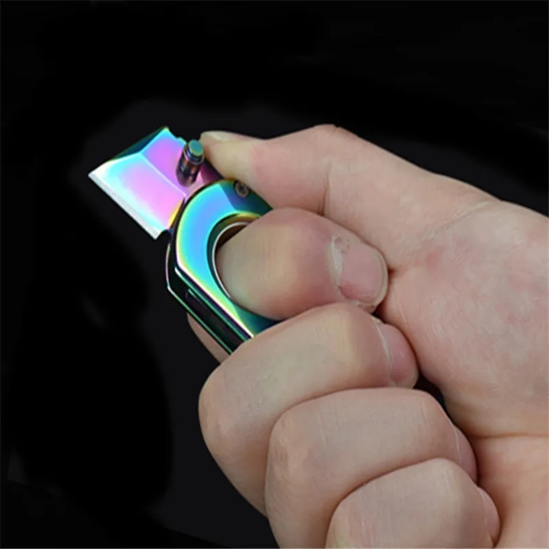 Portable Ring Knife Ring Knife Mini Finger Tiger Knife EDC Tool Knife Multi-function Tool Outdoor Self-defense Folding Knife