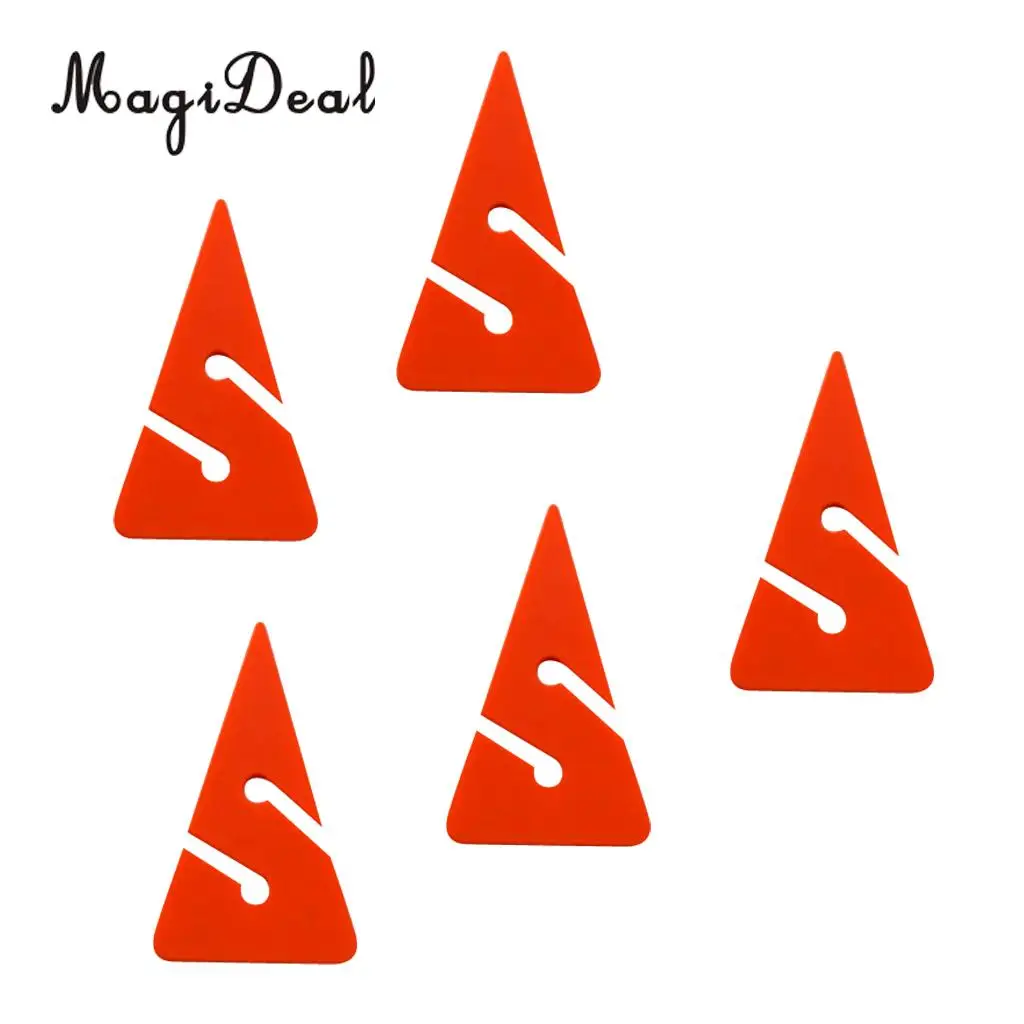 MagiDeal 5Pcs Durable PVC Professional Safety Scuba Cave Wreck Diving Directional Guide Line Rope Arrow Markers Accessories