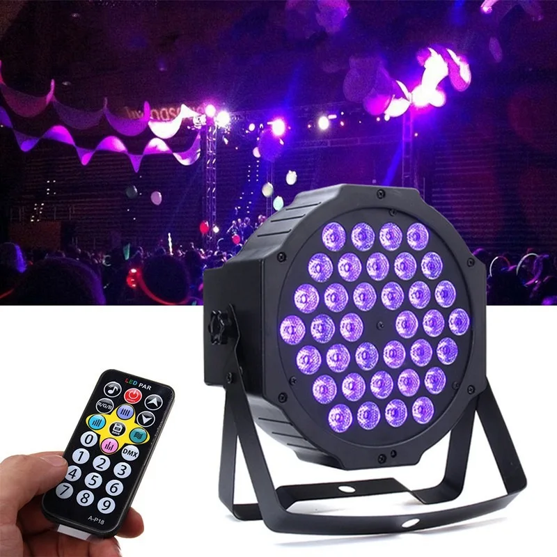 

Best Price 36W Auto/Sound Active LED Stage Light DMX LED Stage Lighting Effect Lamp For Party Disco Club Bar DJ Show KTV Lights
