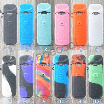 

10pcs Smok Nord Texture Silicone Cover Case is Non-Slip Protective Silicone Skin Sleeve Wrap gel Smok Nord Pod Vape Kit
