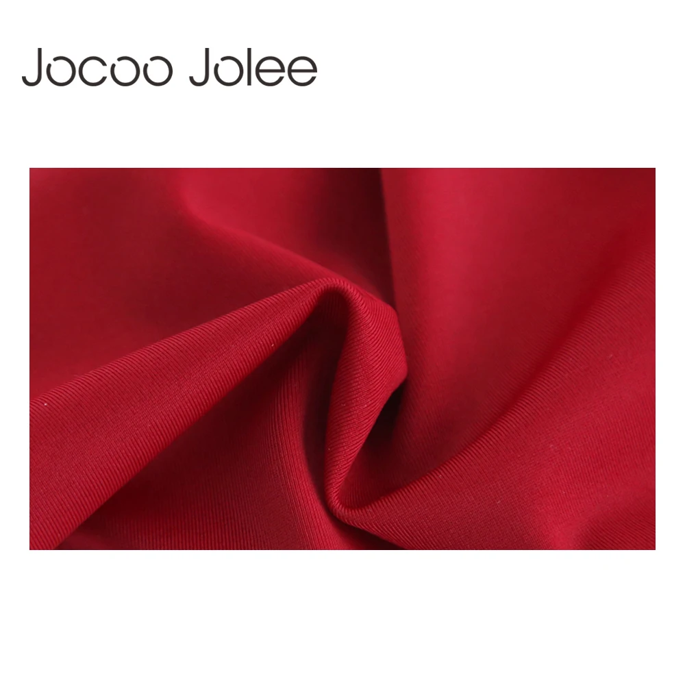 Женские летние костюмы Jocoo Jolee с открытой спиной на шнуровке дизайнерские топы