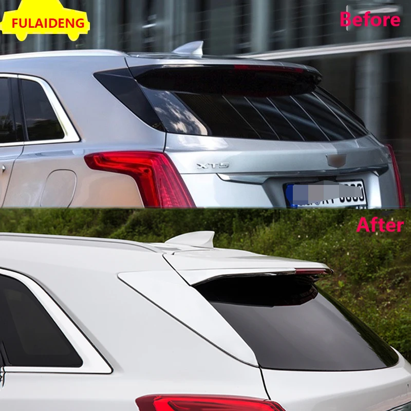 4 шт. для Cadillac XT5- спойлер на крышке багажника крыло D колонна декоративная крышка отделка автомобиля Стайлинг Аксессуары