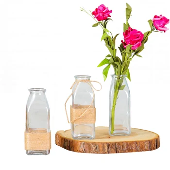 

DIY Home Office Decor Vases Glass Transparent Tabletop Vase Home Decoration Vase Home Decoration Hydroponic Bottle