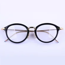 Винтажные TB011 круглые оправы унисекс оправы для очков Рецептурные очки для женщин и мужчин с логотипом и оригинальной коробкой