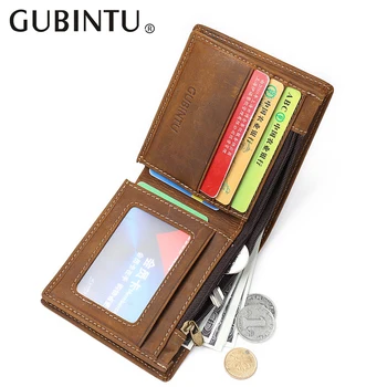 

Real cowhide wallet men multifunction big capacity card holders photo holders coin pocket men wallets purse male clutch