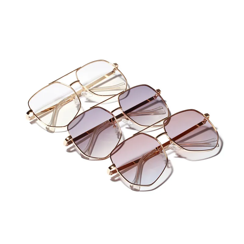 

Shield Sunglasses Men Square punk Metal Frame Gold Red Yellow Black Vintage Sun Glasses for Men 2018 Driving goggles FML