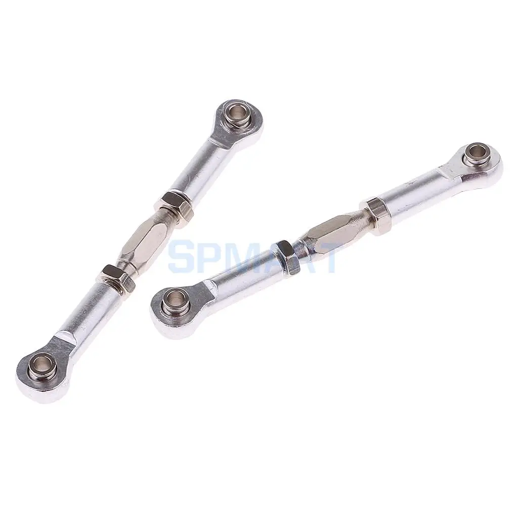 6Pcs 1/10 RC Car Steering Servo Linkage Turnbuckle Front Rear 166617 166017 106017 for Redcat HSP Truck