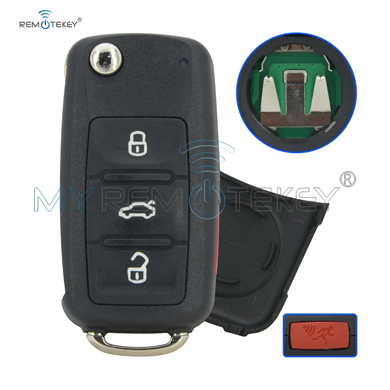 Remtekey 5K0837202R 315 МГц 3 кнопки дистанционного ключа автомобиля Nbg010180t для Vw Beetle Passat Jetta Tiguan Key