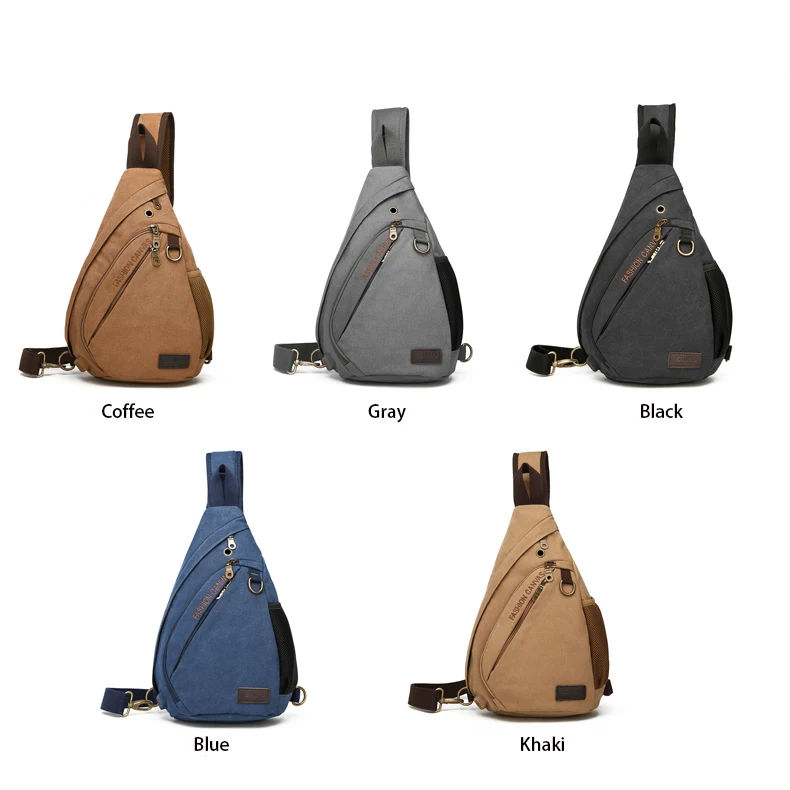 USB شحن سعة كبيرة الصدر حزمة حبال يوم حزمة قماش الرجال حقيبة ساع الذكور الحديثة حقيبة كتف للجنسين Crossbody حقيبة