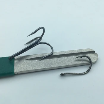 

1pcs Hot Sale Diamond Fishing Hook Fishook Sharpening Fishing Tackle Box Accessory Tool Easy To Use Hook Sharpener