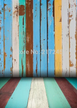 

Art Fabric Photography Backdrop Wood Floor Custom Photo Prop backgrounds 5ftX7ft D-2047
