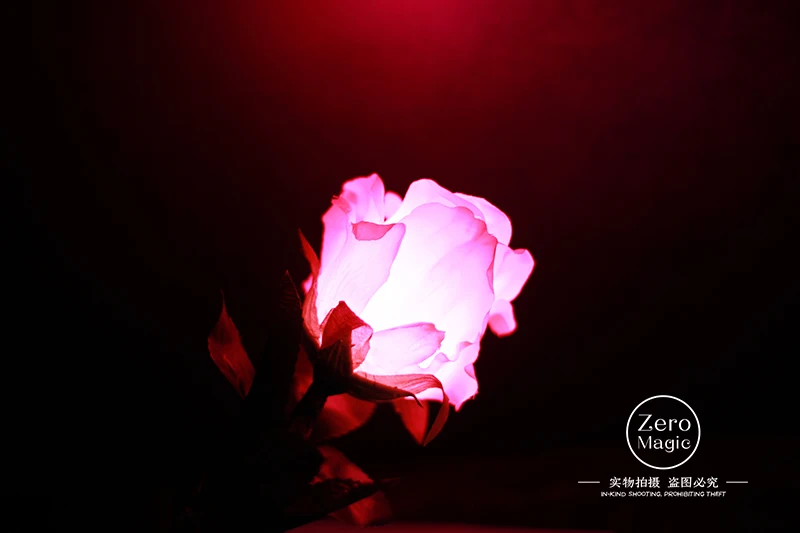 Многоцветное освещение Роза(пять цветов) Волшебные трюки изменение цвета цветок магический сценический уличный иллюзионный реквизит комедия, трюк