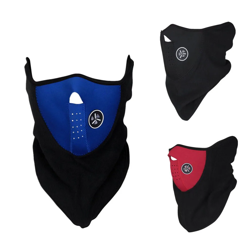 Half Face Mask Cover Windproof Neck Guard Scarf Keep Warm Face Hood ...