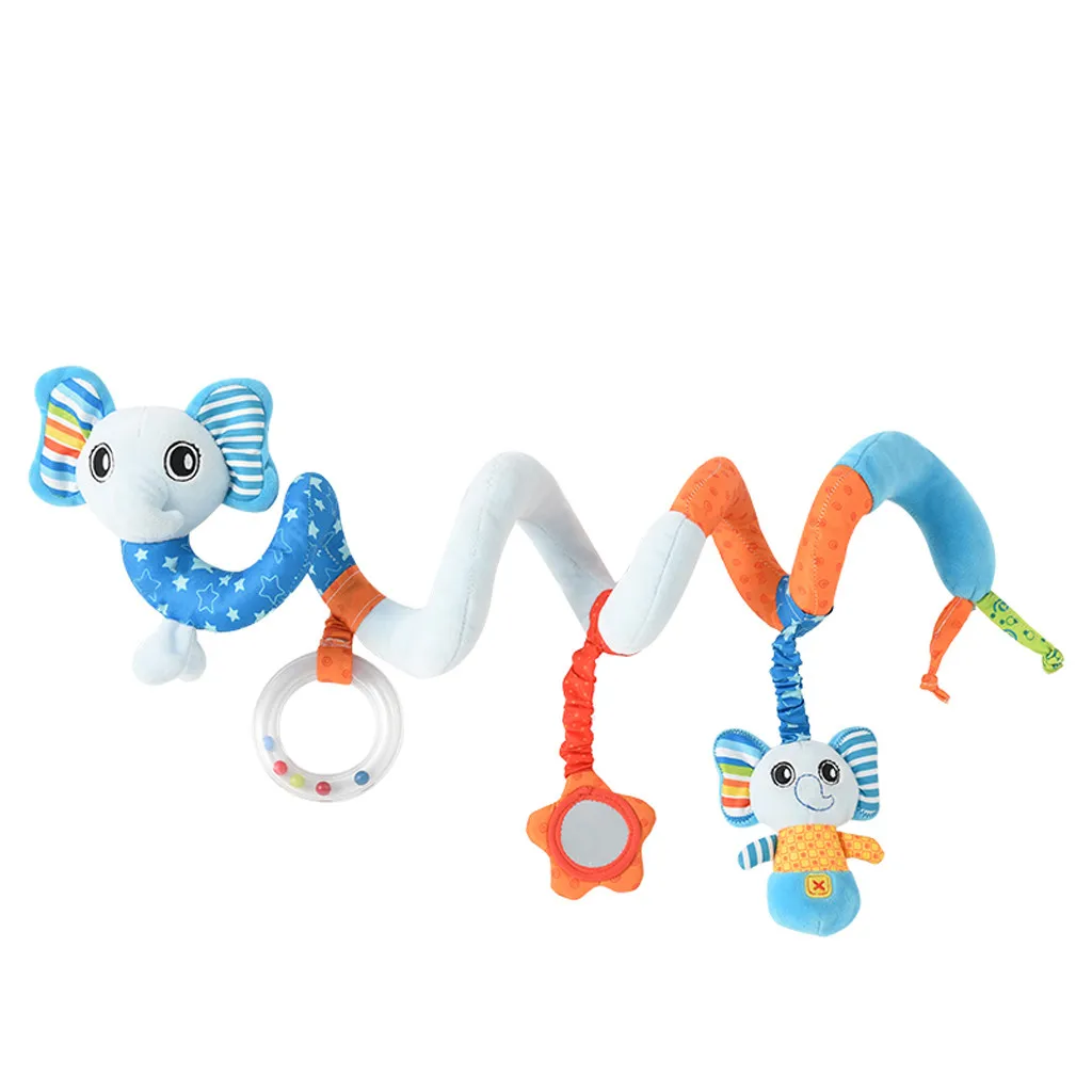 Infant baby accessories Kids Cartoon baby carrier Stroller And Bed Spiral Cart Seat Pram Hanging Toys stroller accessories