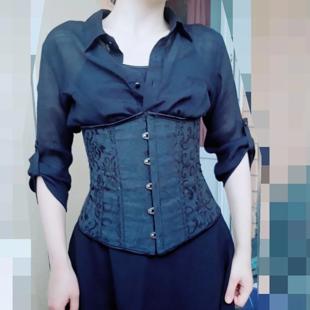 X Women Sexy Corset Underbust Waist Cincher Corsets Black White Red Gothic Corset Top Bustier Plus Size Corpete Corselet S-6XL