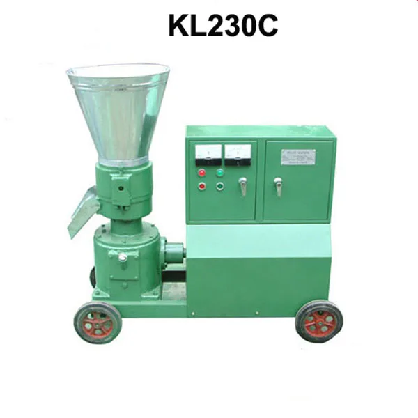 11KW KL230C дробилка для древесных гранул пресс с запуском Star delta|pellet press|wood pellet millpellet