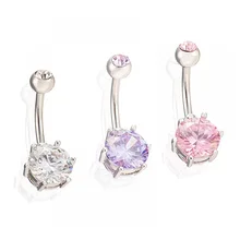 Модные горячие сексуальные заводские цены, антиаллергенные простые титановые серьги для ушей, пупка, кольца для пирсинга пупка