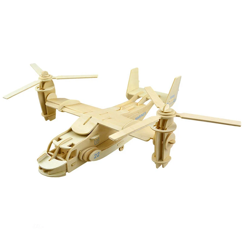 Военная серия 3D игрушка деревянные кубики оружие самолет истребитель строительный блок обучения декоративные игрушки для детей и взрослых подарок