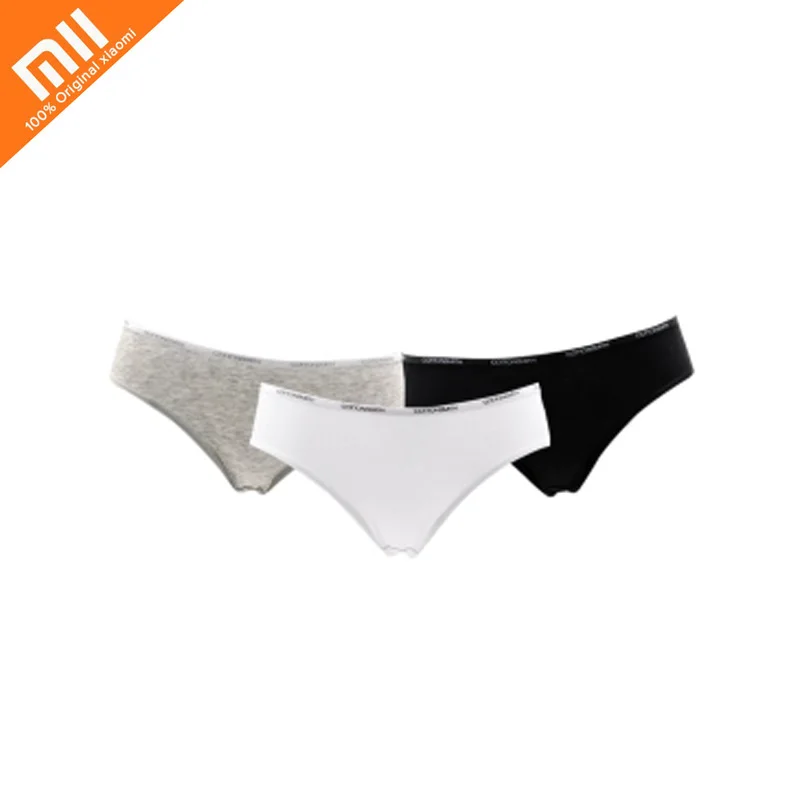 

New Xiaomi Ecological Chain Brand Cottonsmith Dry Women Men Underwear Underpants Imported US Cotton Fast Perspiring 3PCS/PACK
