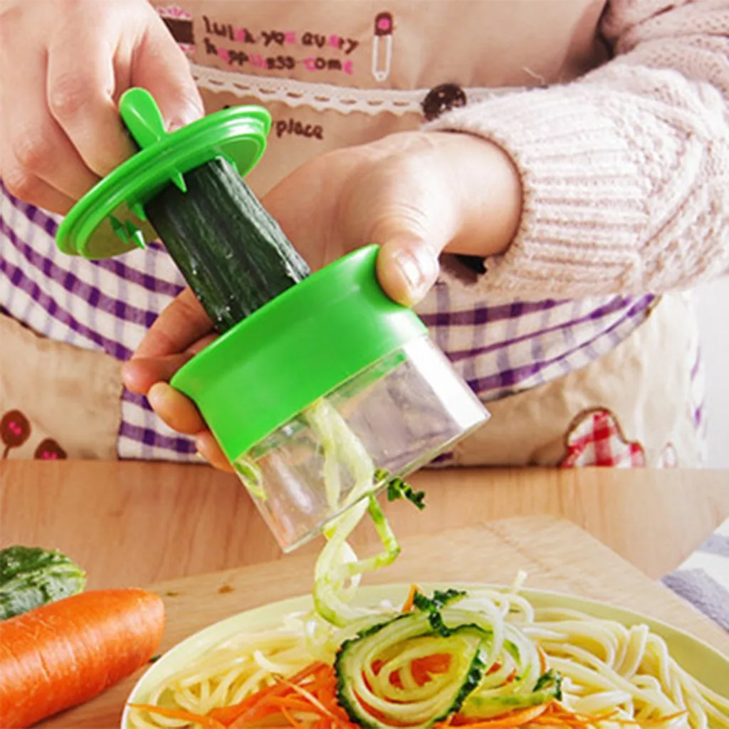 

2018 Premium Vegetable Spiralizer Vegetable Noodle Cutter Zucchini Noodle Pasta Spaghetti Spirals Maker Julienne Cutter Peeler