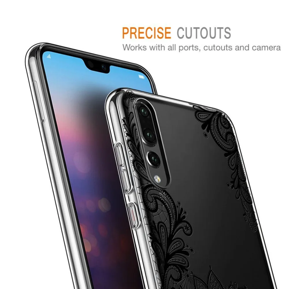 Panda Cute Patterned Slim Ultra Thin Clear Soft Silcione Case For Huawei P20 P20 Lite Nova 3E P20 Plus P Smart Phone Case Cover 4