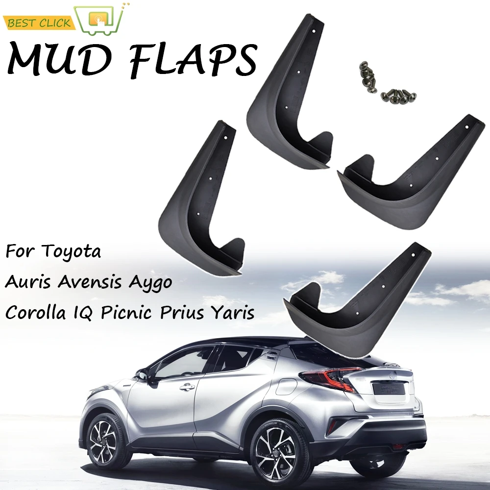 Mud Flaps Mudflaps Splash Guards Mudguards For Toyota Auris Aygo Camry  Corolla Passo Porte Vios Yaris Boon For Peugeot 107 108 Mudguards  AliExpress