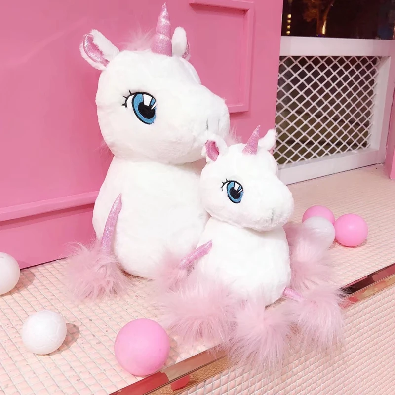 

35/60cm Cartoon unicorn plush toys rainbow dash pony doll kawaii sakura unicorn stuffed toys for children unicornio peluche toy