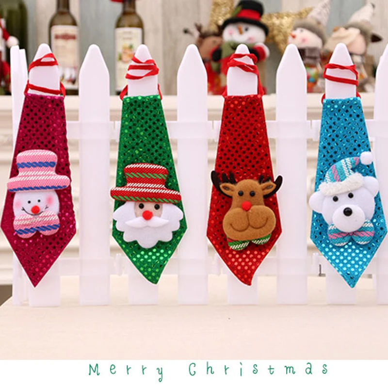 

1Pc DIY Craft Toy Christmas Decoration for Home Santa Claus Snowman Miludeer Bear Pattern For Party Christmas Toys For Children