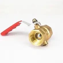 Термометрический латунный шаровой клапан с одинаковой резьбой " BSP PN 1,6 Mpa 229 PSI для воды, газа, масла