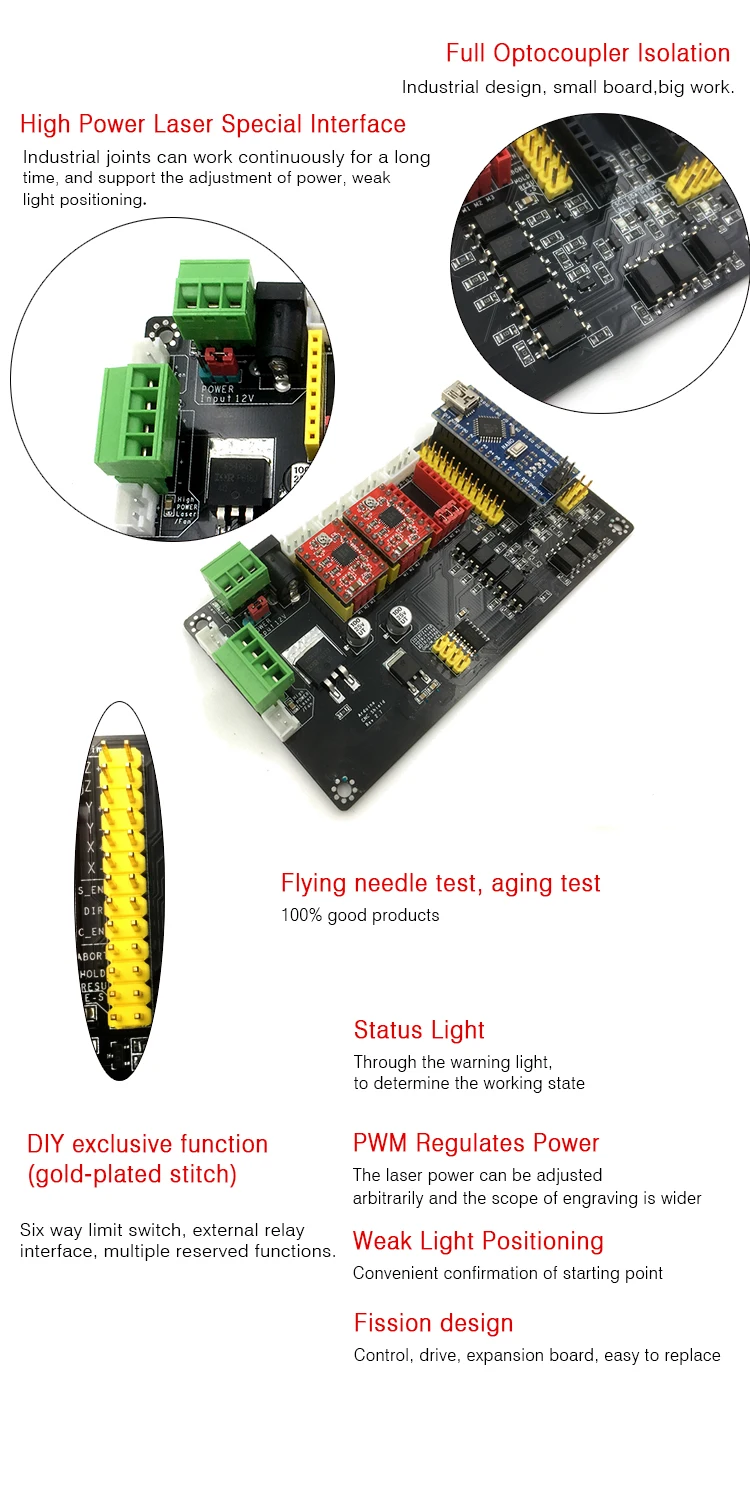 Engraving machine control board  2