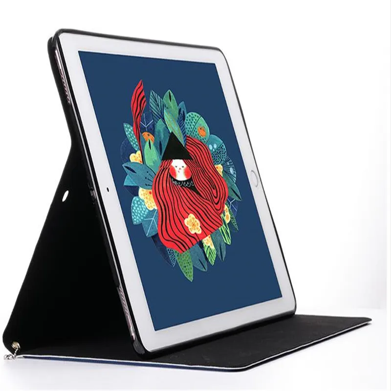 Милый мультфильм рыжая девушка parttern Tablet чехол для IPad air1/air2/Новинка г. a1822 кожаный чехол Марка Качество