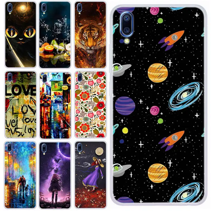 

For Vivo V11 Case Cover on Vivo V11 Pro Back Cover Silicone Soft TPU Phone Cases 6.41" For Vivo V11 V 11 Pro V11Pro Case ky204