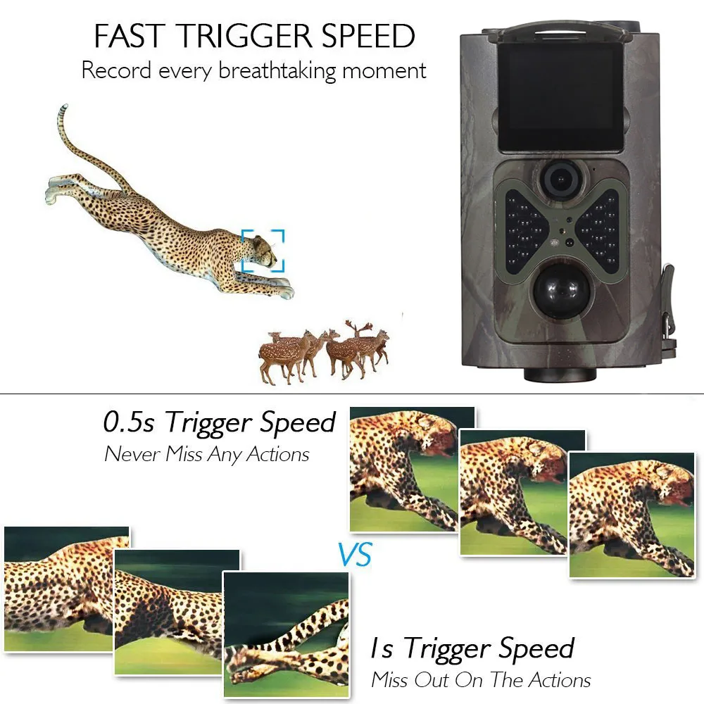 Câmeras de Visão Noturna sem Fio Trail Caça Câmera Wildlife Vigilância 1080 p 16mp Armadilha Foto Rastreamento Hc550a 3 Cheap Câmeras de caça